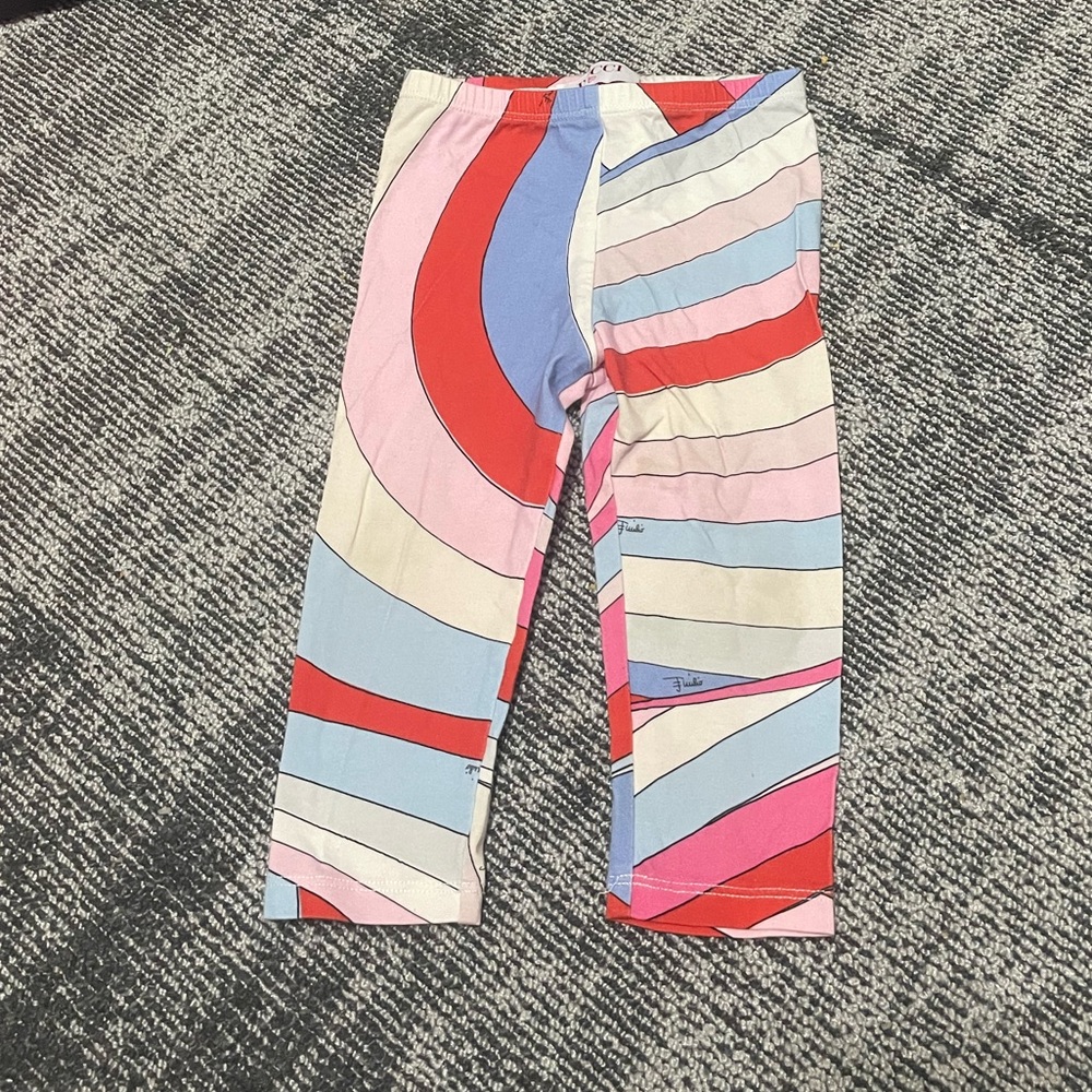 Emilio Pucci Baby Girl Multi Leggings 12 months